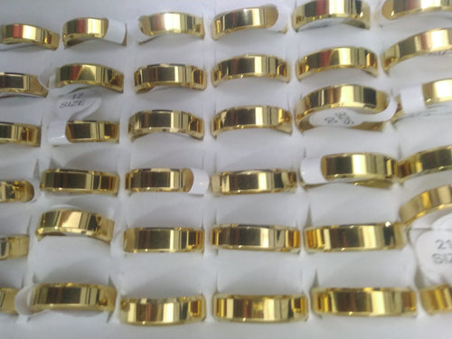 Aliança Dourada grossa 4mm  – Elegância e Sofisticação para Casais