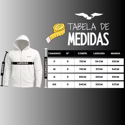 Jaqueta blusa com Zíper e Capuz Preto, Cinza e Branco  Conforto e Estilo