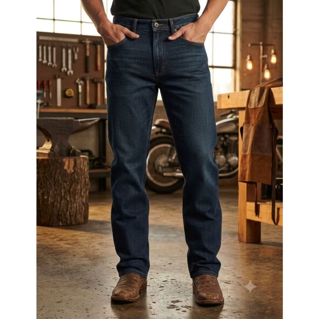 Calça Jeans Masculina Premium Slim Comfort – Costura Reforçada, Conforto e Alta Durabilidade 