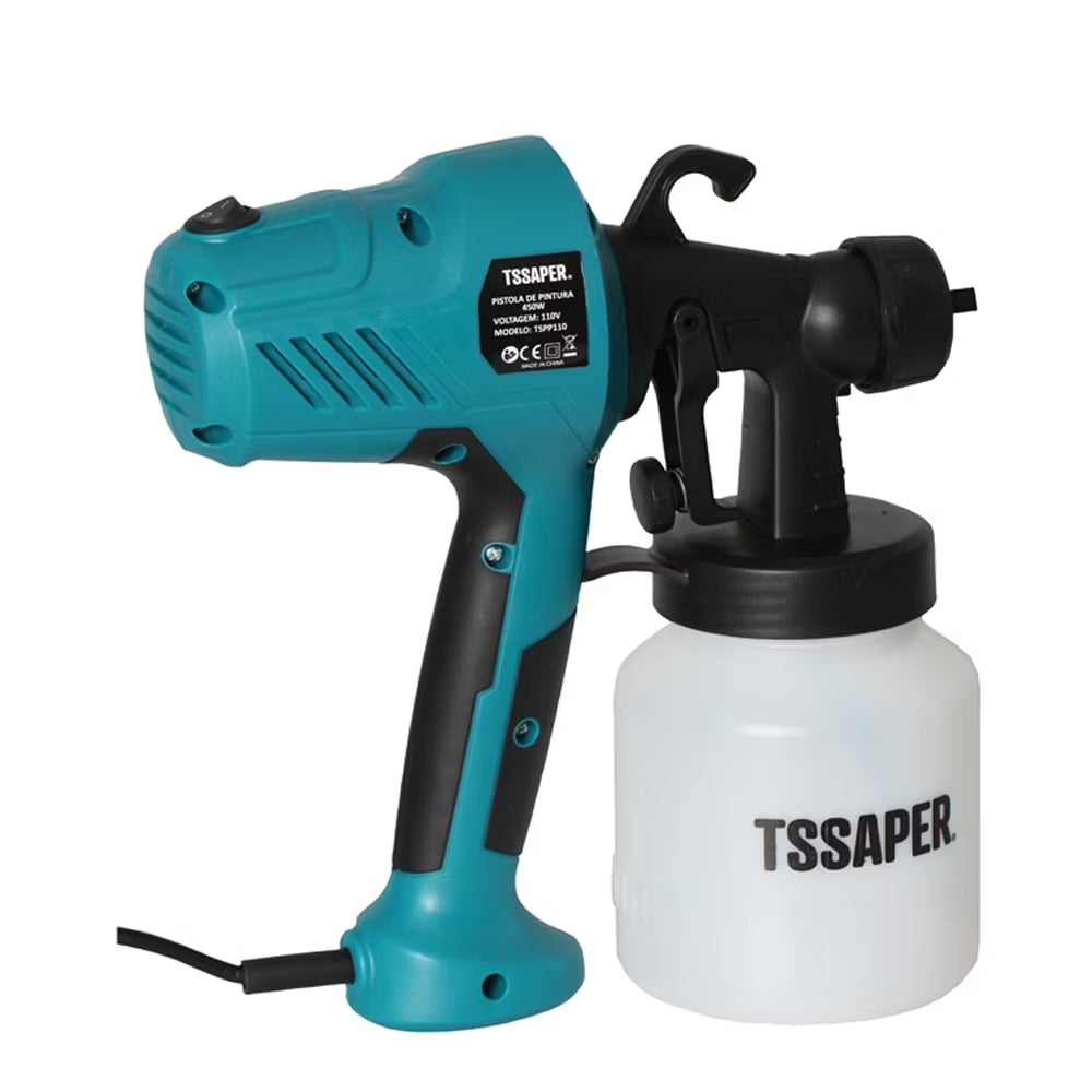 Pistola Pulverizadora Elétrica TSSAPER 800ml – Pintura Profissional com Alta Precisão