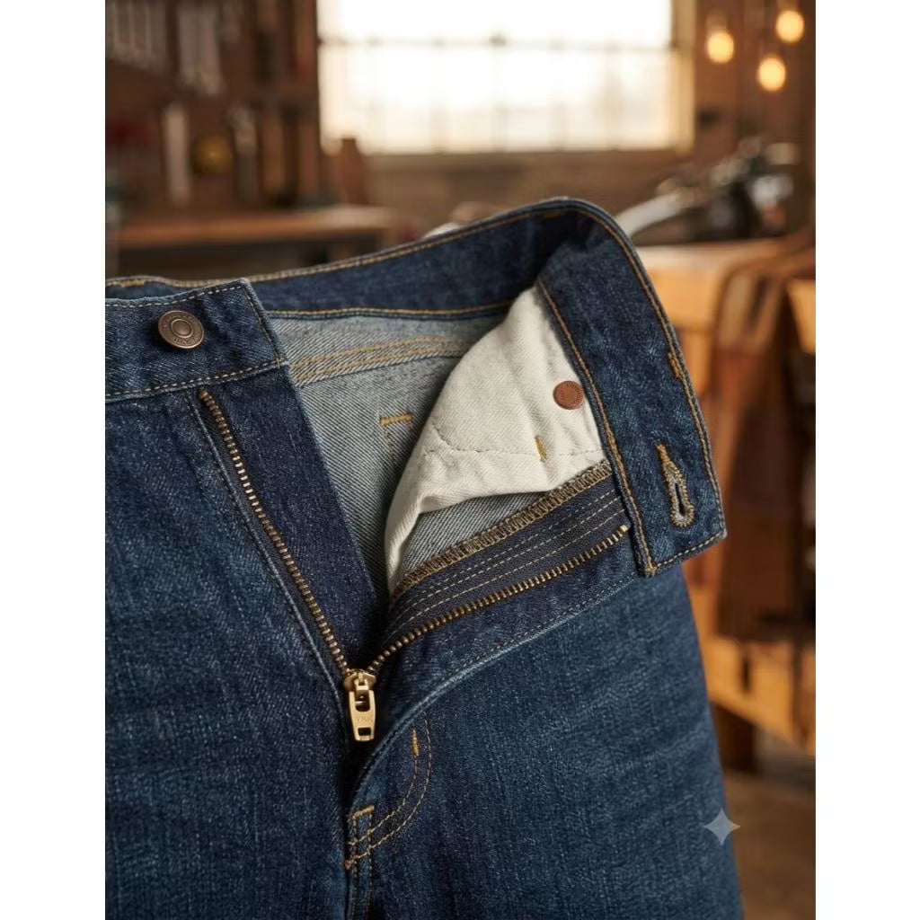 Calça Jeans Masculina Premium Slim Comfort – Costura Reforçada, Conforto e Alta Durabilidade 